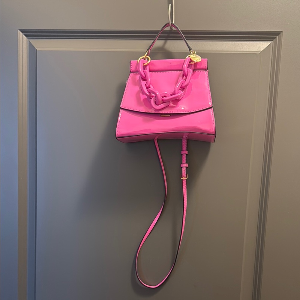 Aldo Pink Mini Bag with Chain Detail